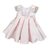 Petite Adele Baby Girls Blush Dull Satin Beaded Flower Girl Dress 6-24M - SophiasStyle.com